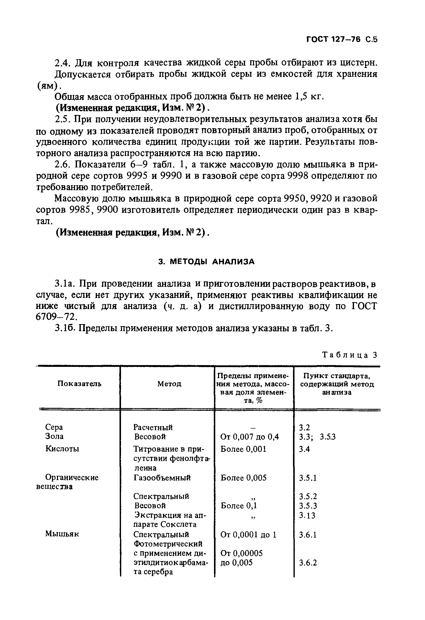 ГОСТ 127-76,  6.