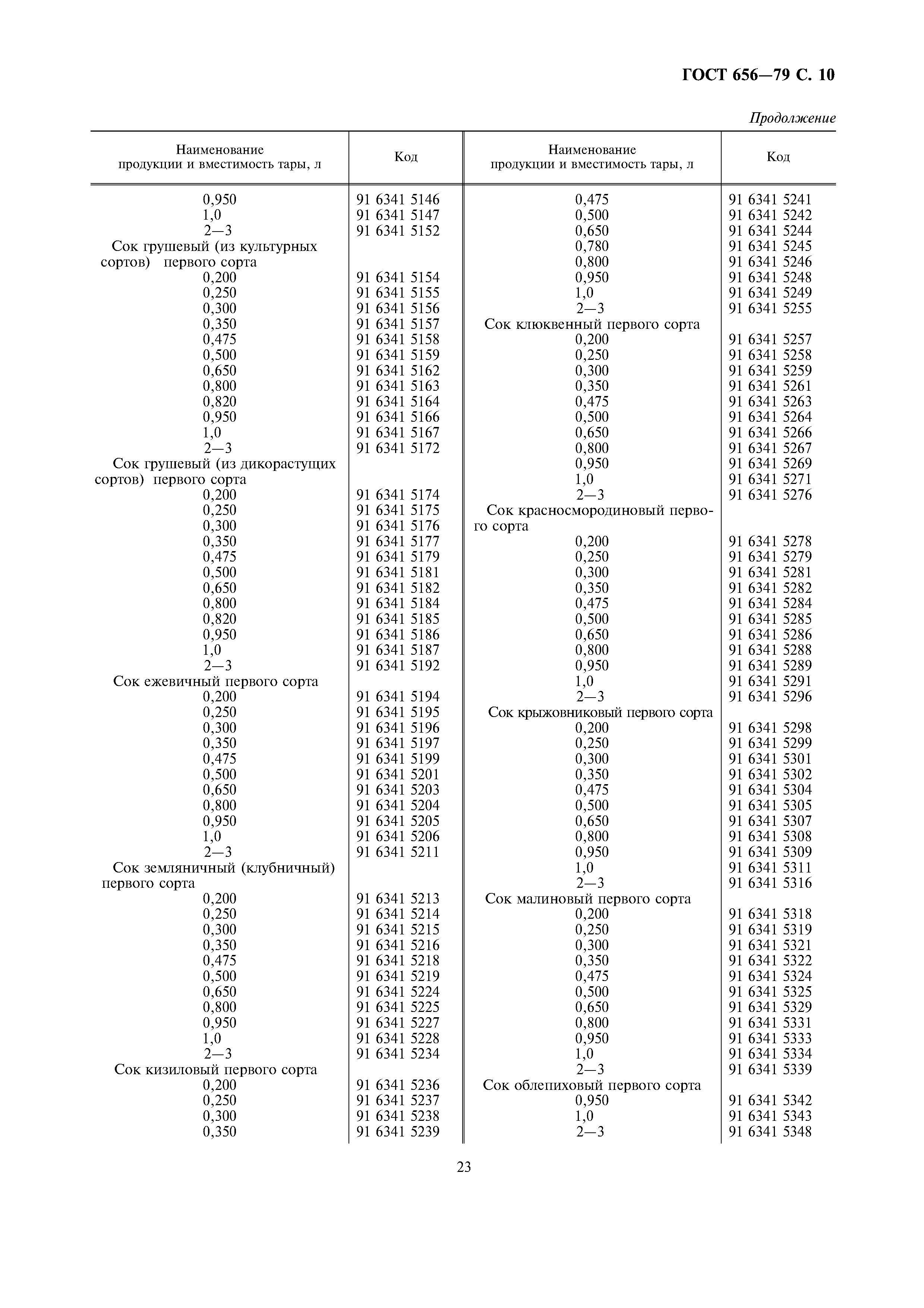 ГОСТ 656-79,  12.