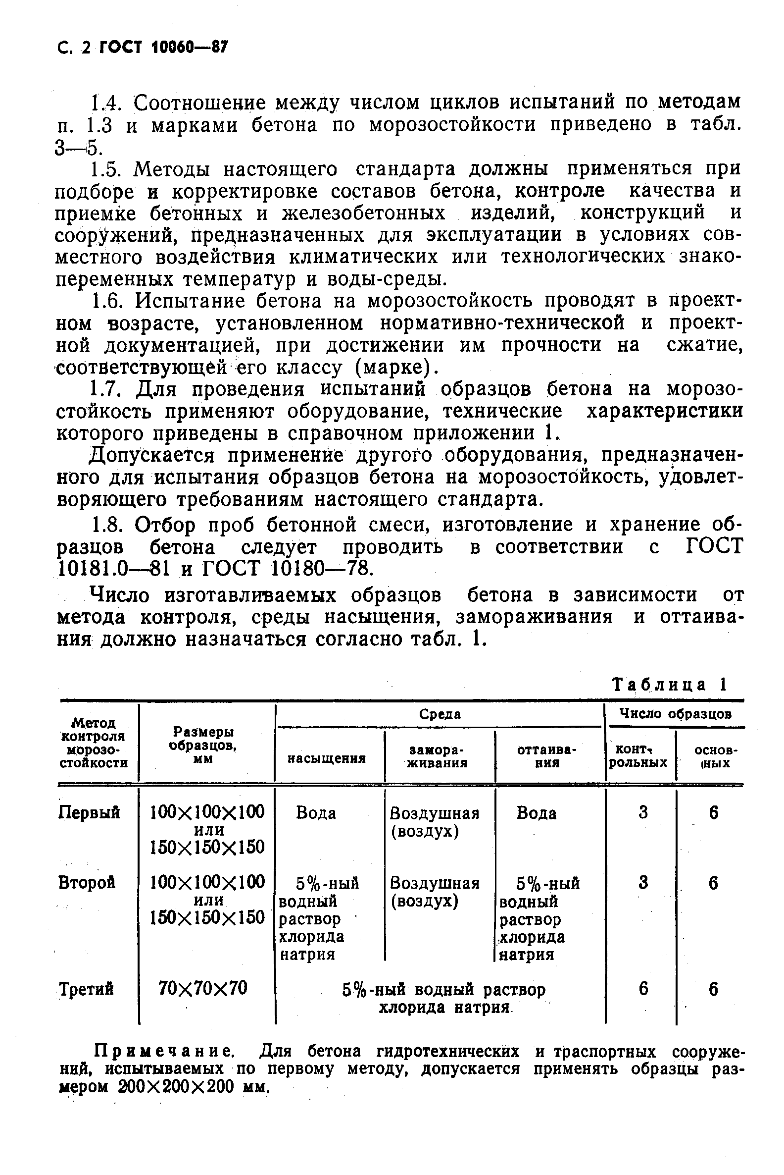 ГОСТ 10060-87,  3.