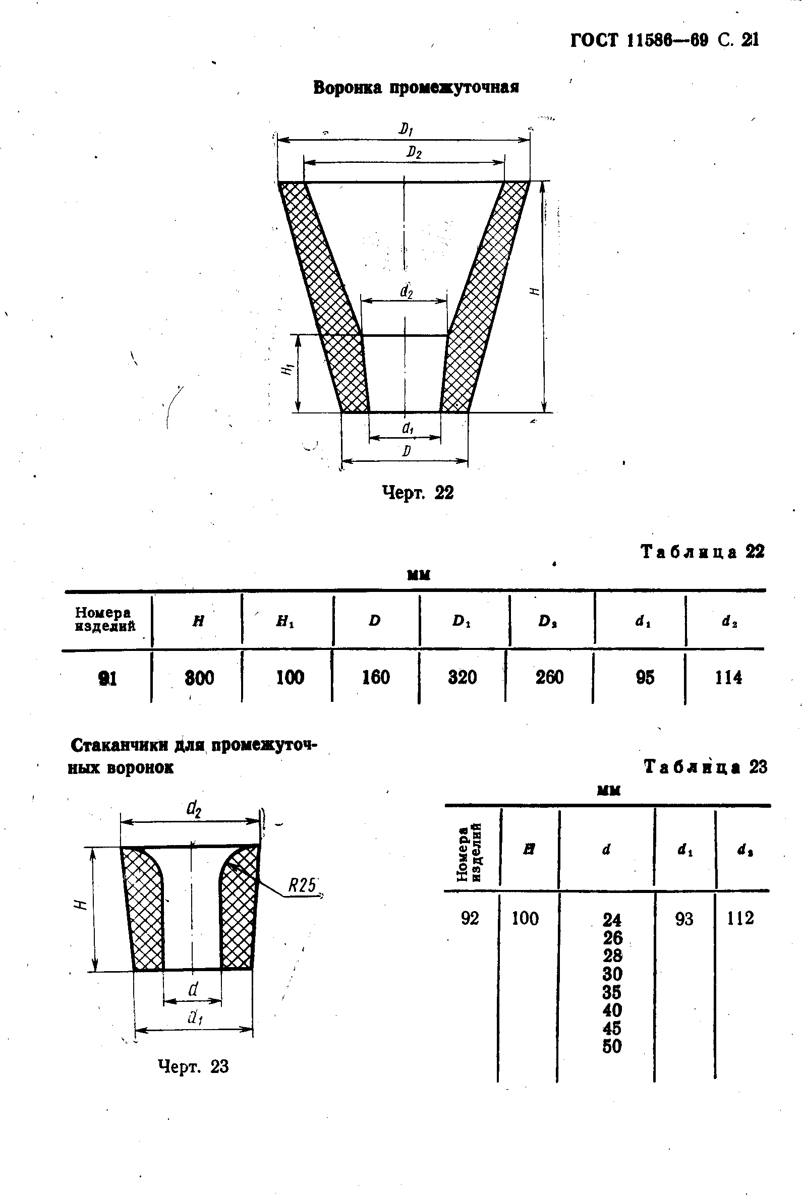 ГОСТ 11586-69,  22.