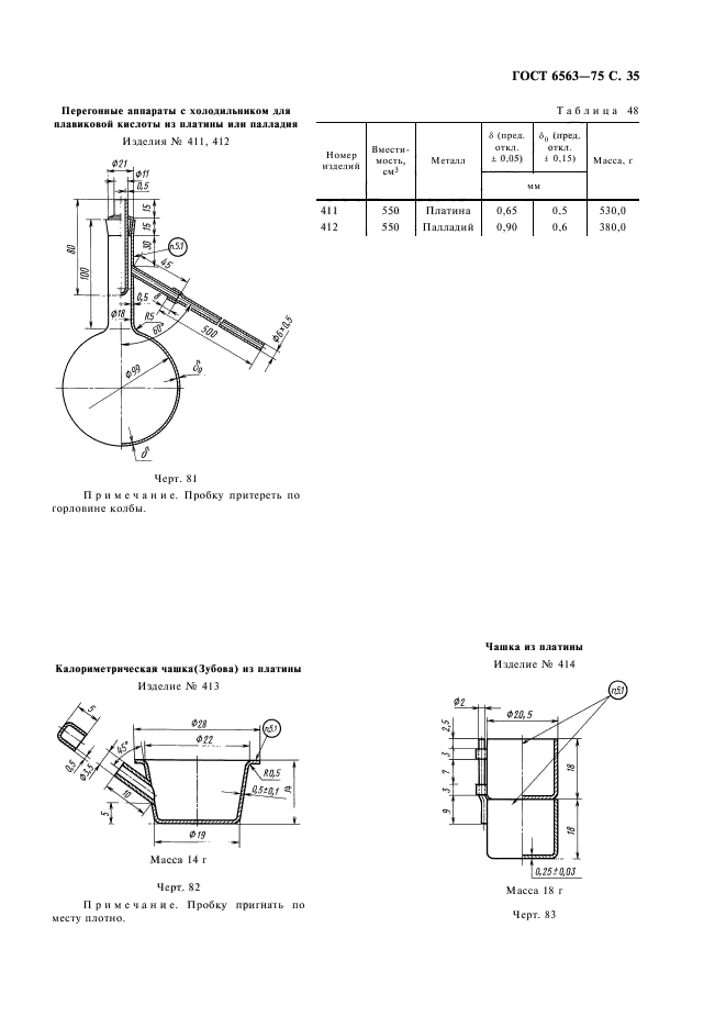 ГОСТ 6563-75,  36.