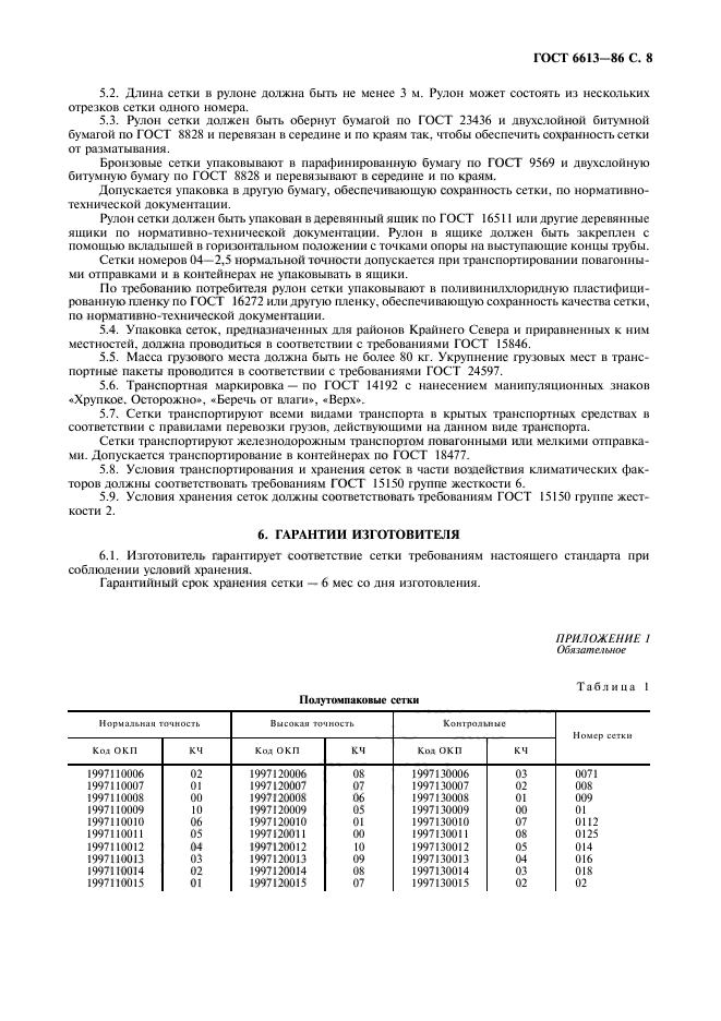 ГОСТ 6613-86,  9.