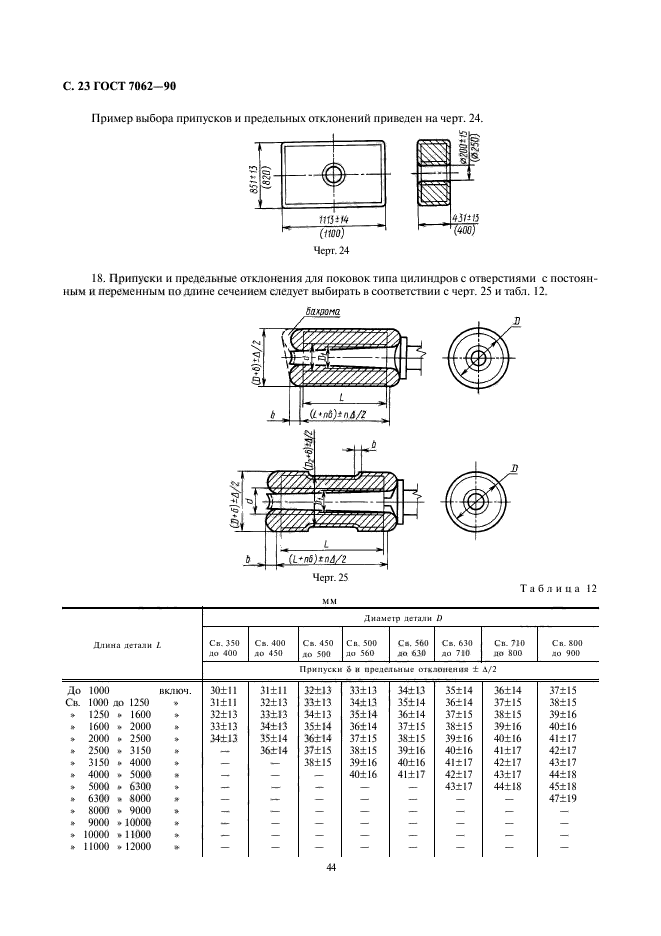 ГОСТ 7062-90,  25.