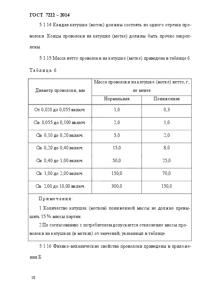 ГОСТ 7222-2014,  14.