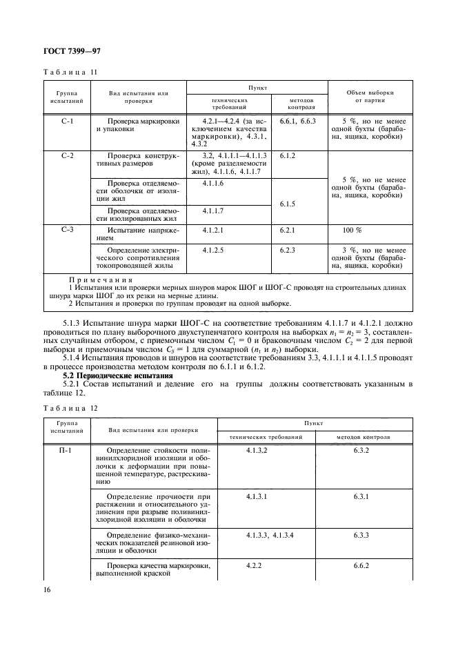 ГОСТ 7399-97,  20.