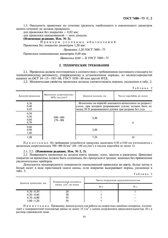 ГОСТ 7480-73,  2.