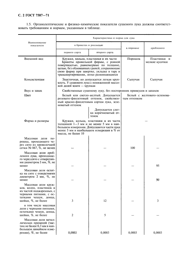 ГОСТ 7587-71,  3.