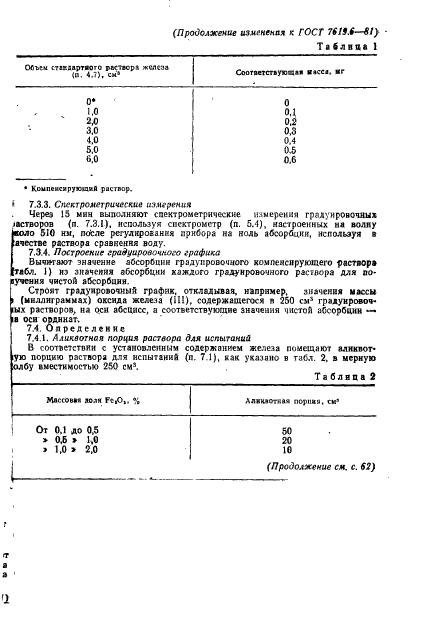 ГОСТ 7619.6-81,  12.