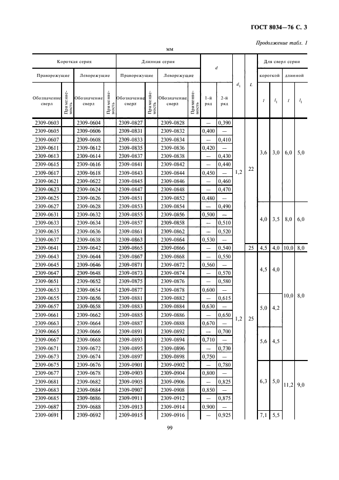 ГОСТ 8034-76,  3.