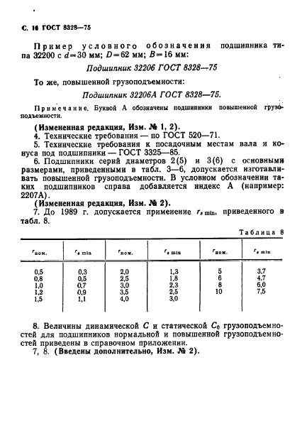 ГОСТ 8328-75,  17.