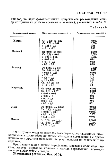 ГОСТ 8723-82,  22.