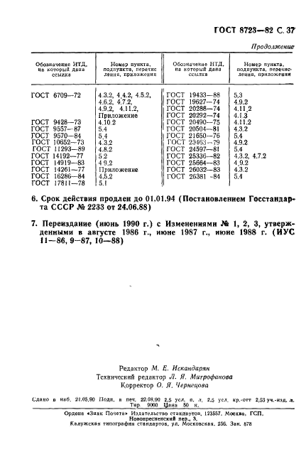 ГОСТ 8723-82,  38.