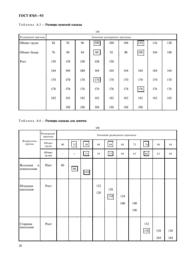 ГОСТ 8765-93,  22.