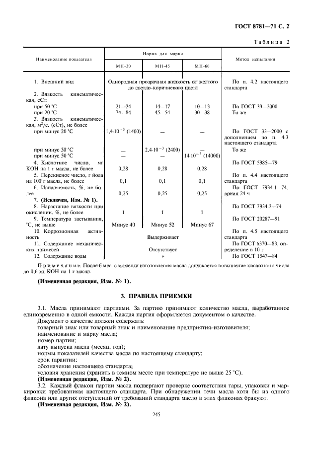 ГОСТ 8781-71,  3.