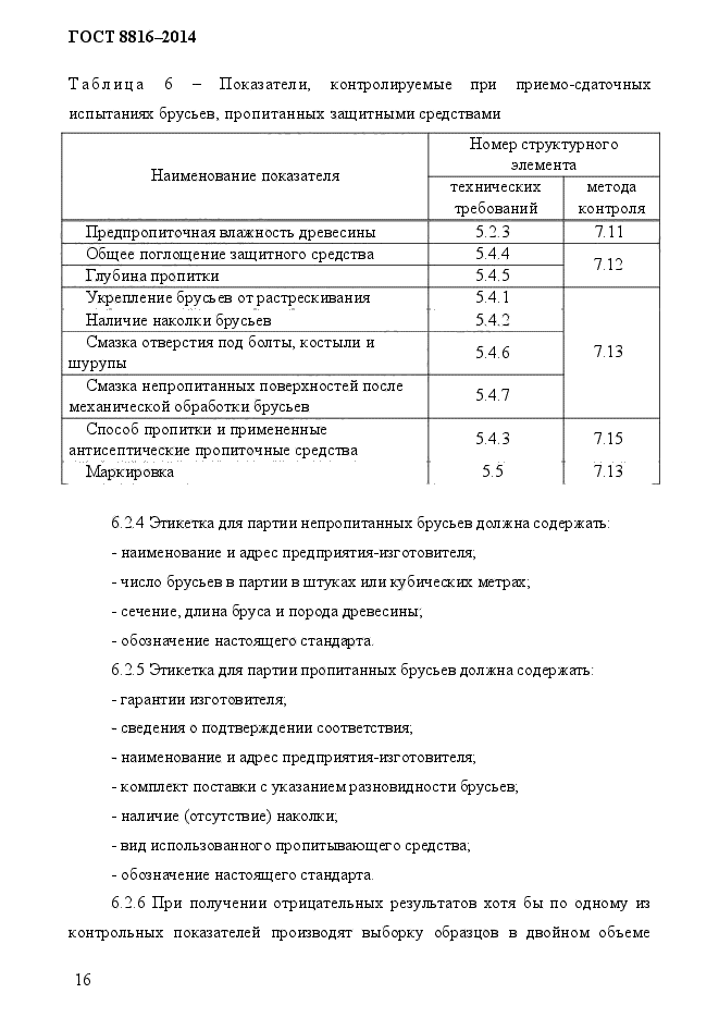 ГОСТ 8816-2014,  20.
