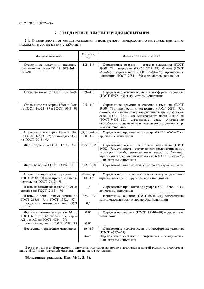 ГОСТ 8832-76,  3.