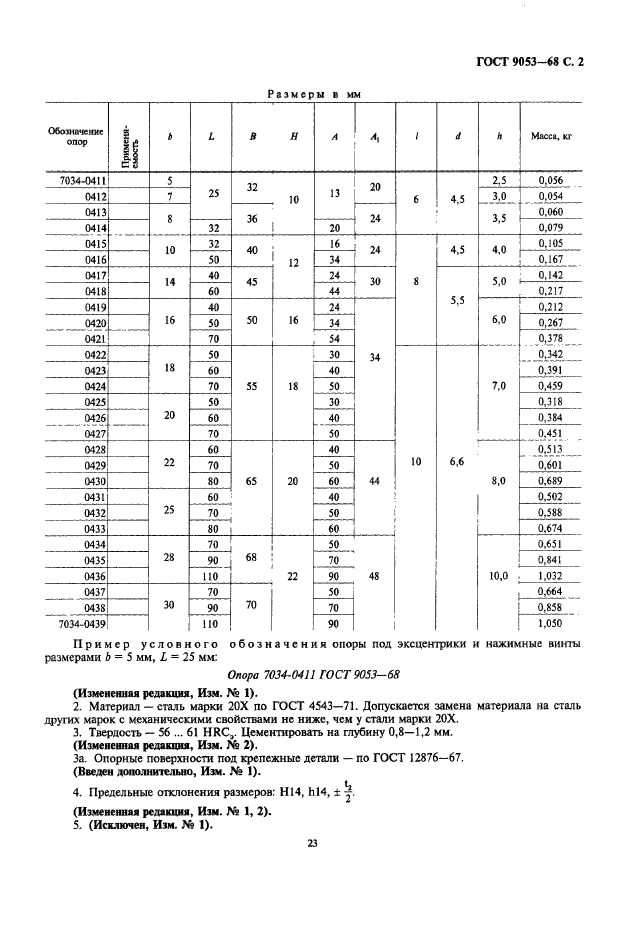 ГОСТ 9053-68,  2.