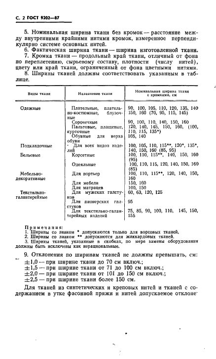 ГОСТ 9202-87,  3.