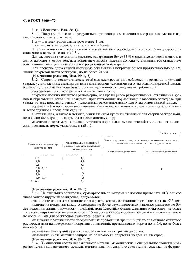 ГОСТ 9466-75,  8.