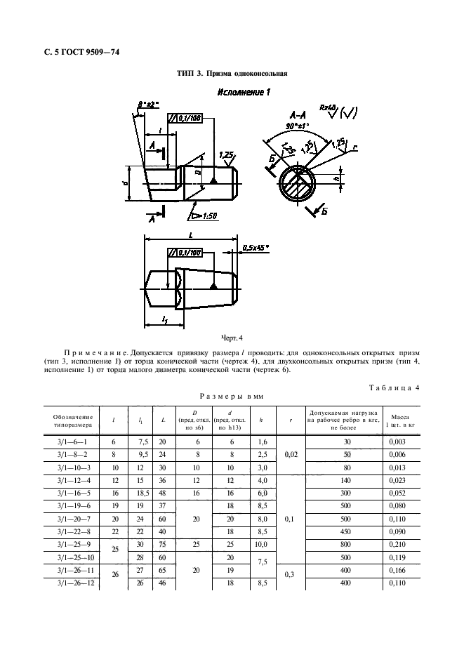 ГОСТ 9509-74,  6.