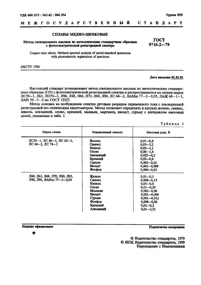 ГОСТ 9716.2-79,  1.