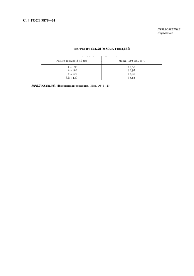 ГОСТ 9870-61,  5.