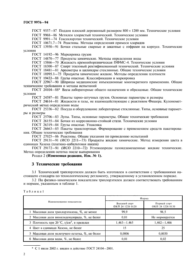 ГОСТ 9976-94,  5.