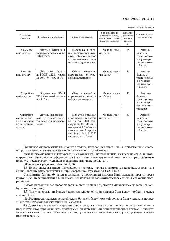 ГОСТ 9980.3-86,  16.