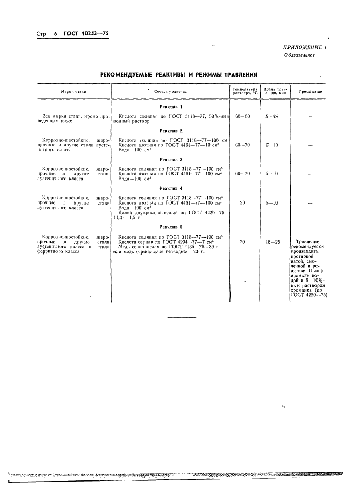 ГОСТ 10243-75,  7.