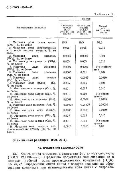 ГОСТ 10262-73,  3.