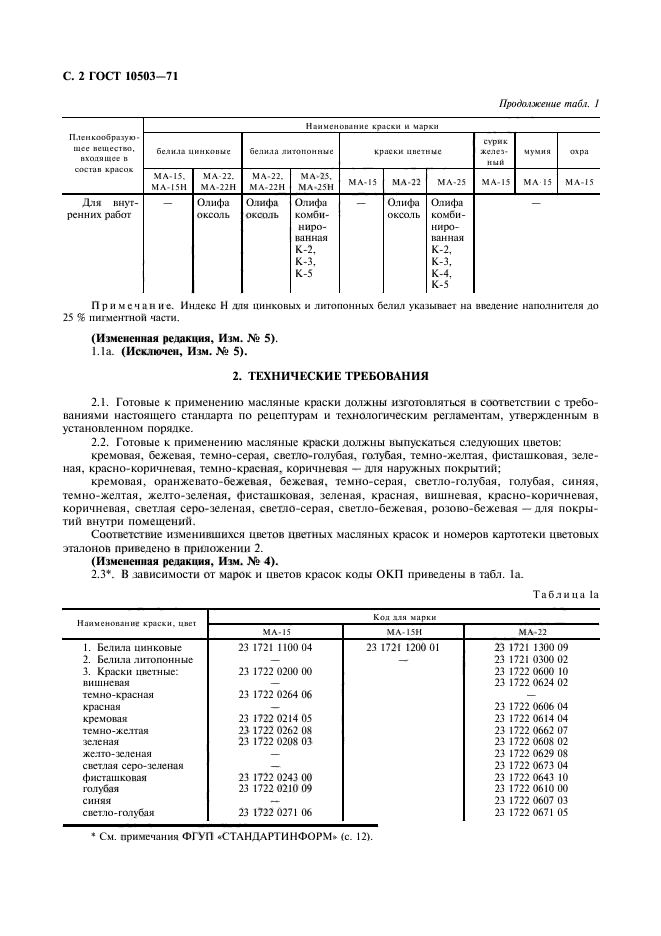 ГОСТ 10503-71,  3.