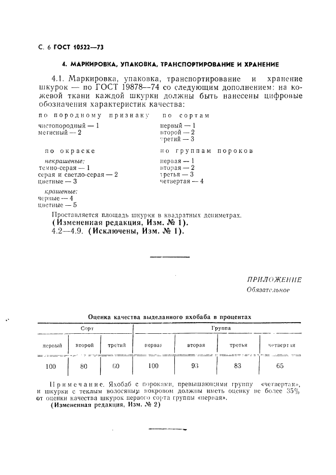 ГОСТ 10522-73,  7.