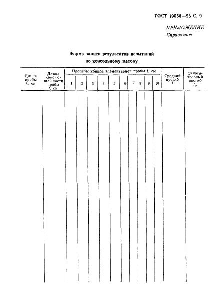 ГОСТ 10550-93,  11.