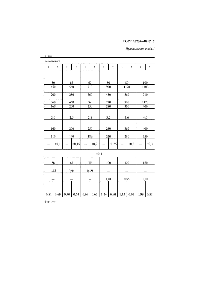 ГОСТ 10739-84,  6.