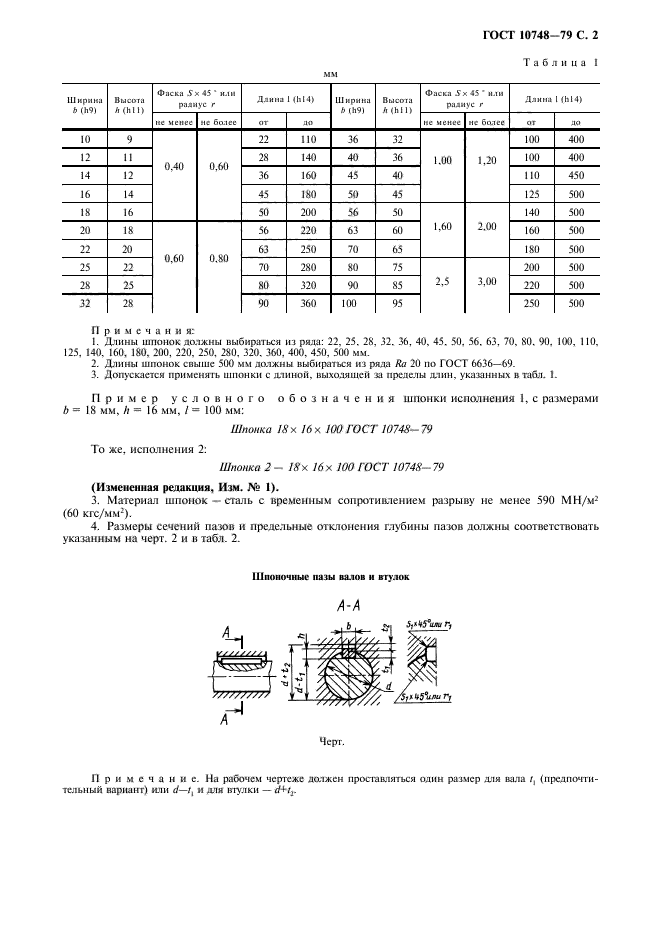 ГОСТ 10748-79,  3.