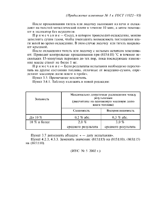 ГОСТ 11022-95,  11.