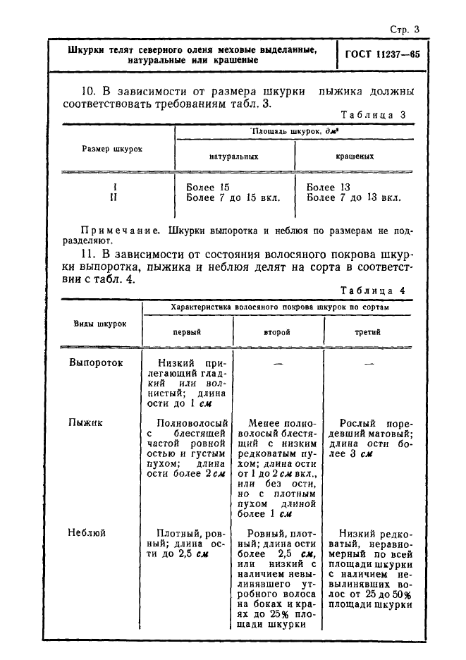 ГОСТ 11237-65,  3.