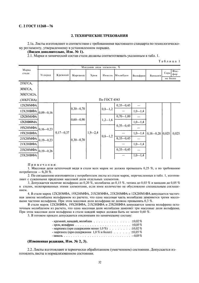 ГОСТ 11268-76,  2.