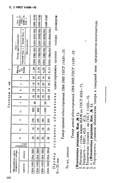 ГОСТ 11430-75,  2.