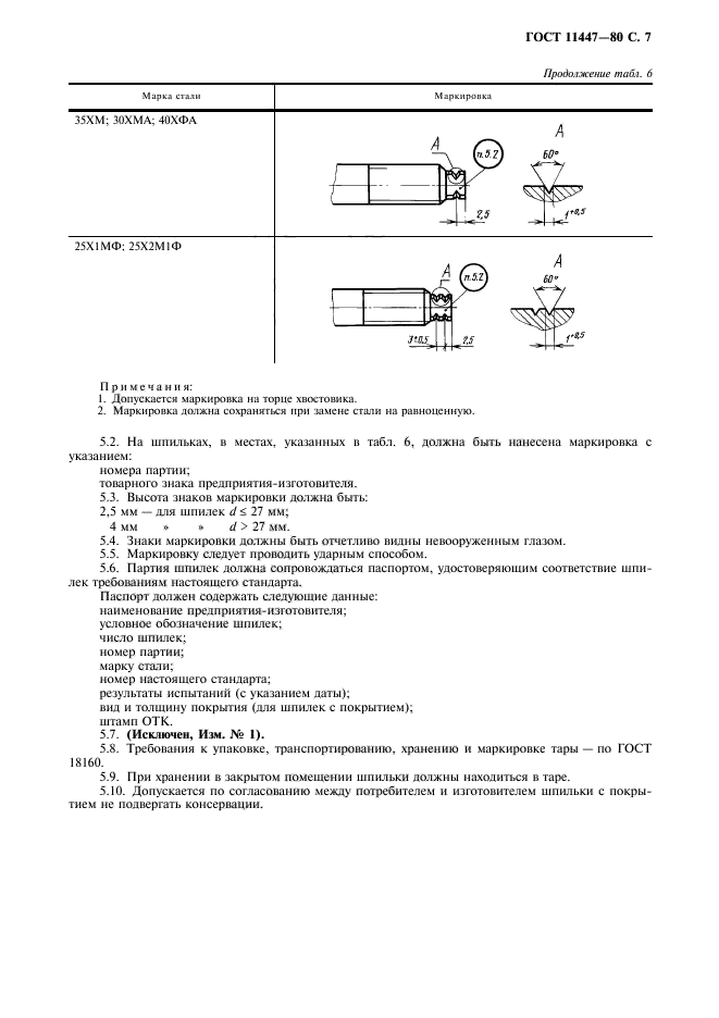 ГОСТ 11447-80,  8.