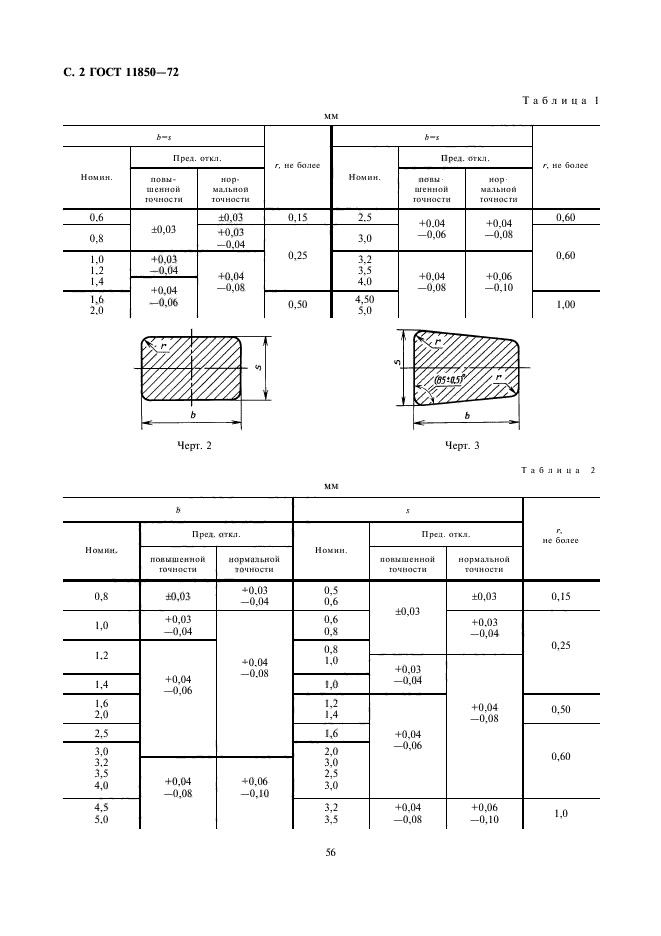 ГОСТ 11850-72,  2.