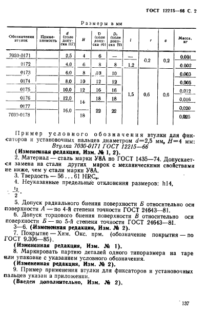 ГОСТ 12215-66,  2.