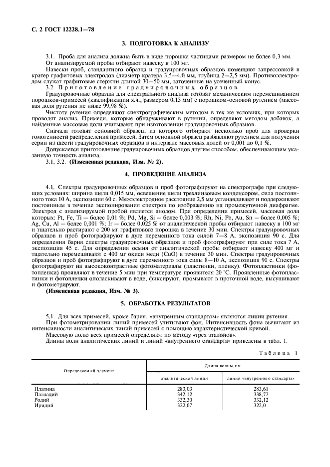 ГОСТ 12228.1-78,  3.