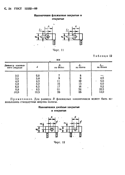 ГОСТ 12232-89,  25.