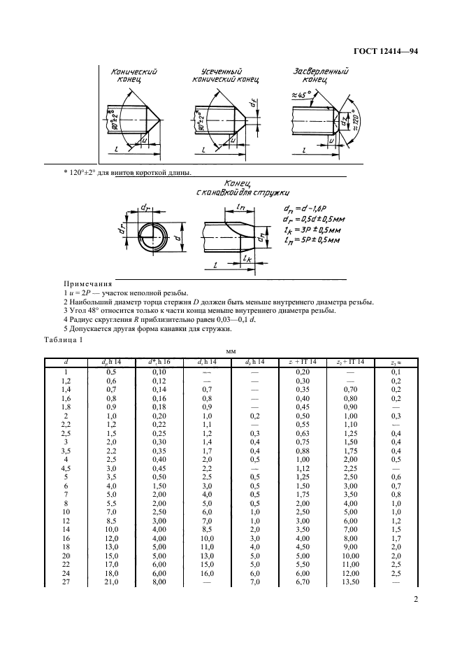 ГОСТ 12414-94,  5.