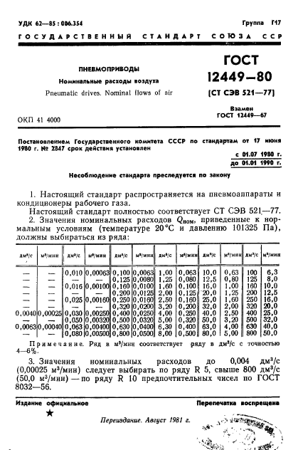 ГОСТ 12449-80,  1.