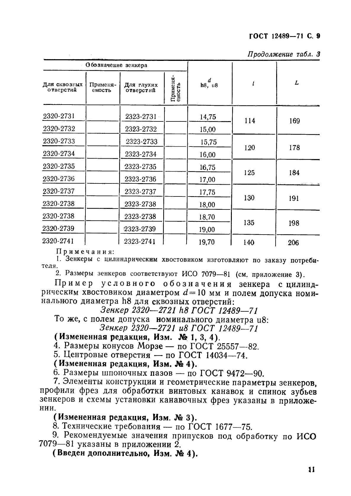 ГОСТ 12489-71,  11.