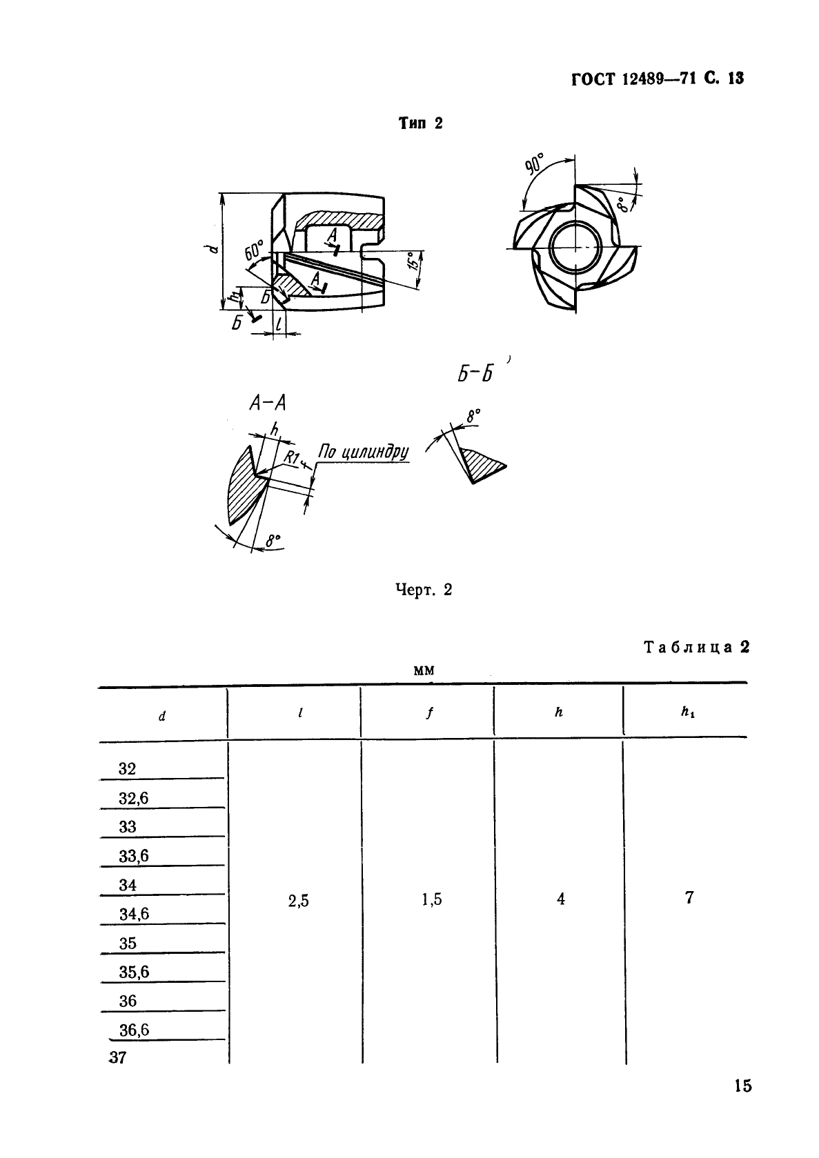 ГОСТ 12489-71,  15.