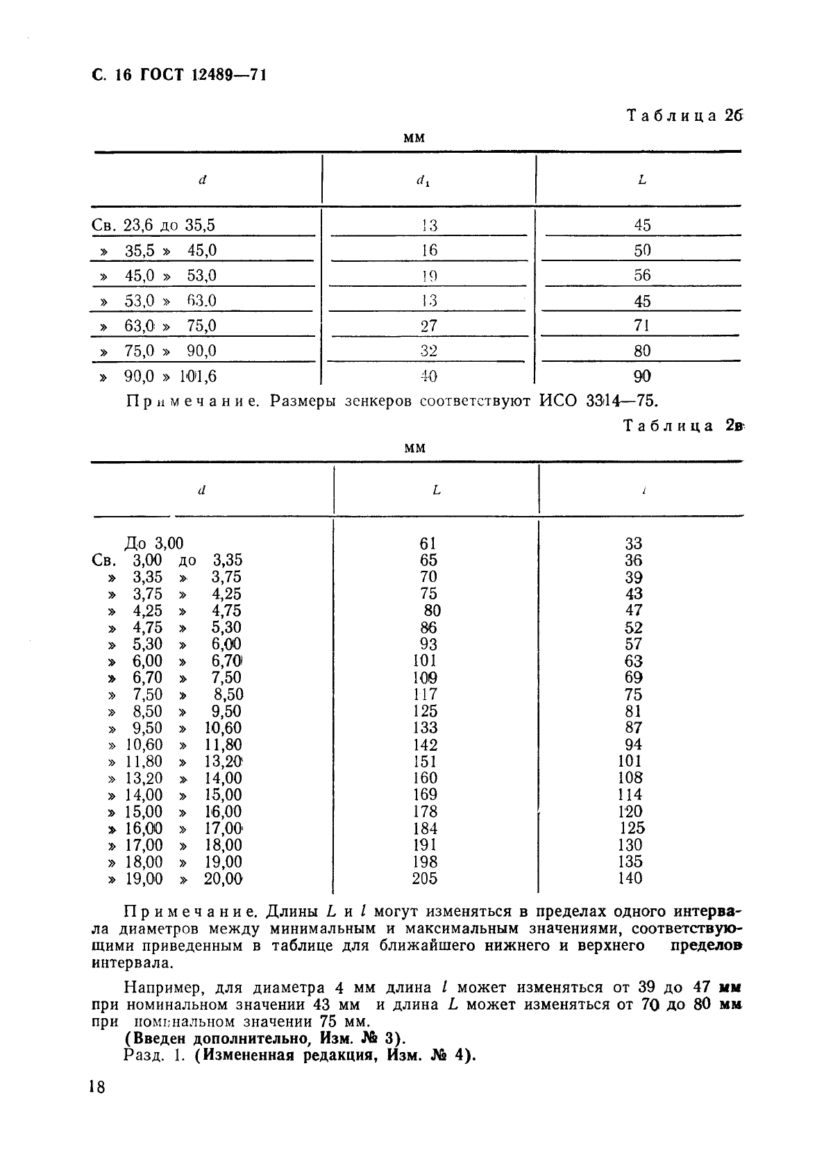 ГОСТ 12489-71,  18.