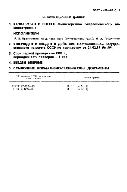 ГОСТ 4.469-87,  10.